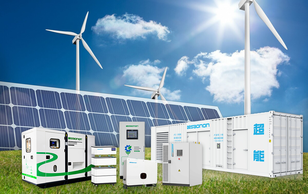 共赴零碳未来 | 尊龙人生就是博首页“风-光-柴-储”微电网系统介绍